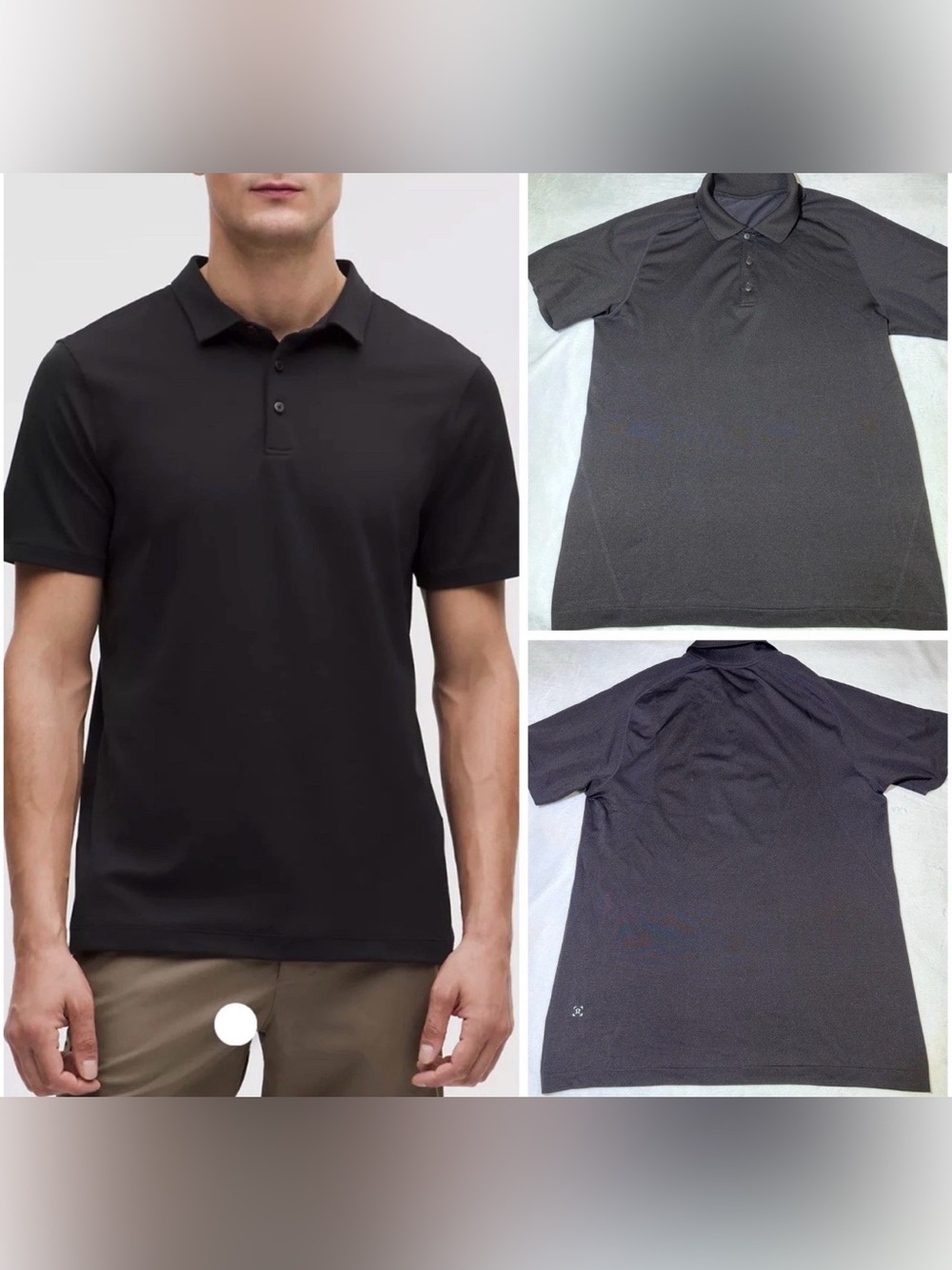 Lululemon Men's Golf Polo Slim Fit Shirt Short Sleeve Large